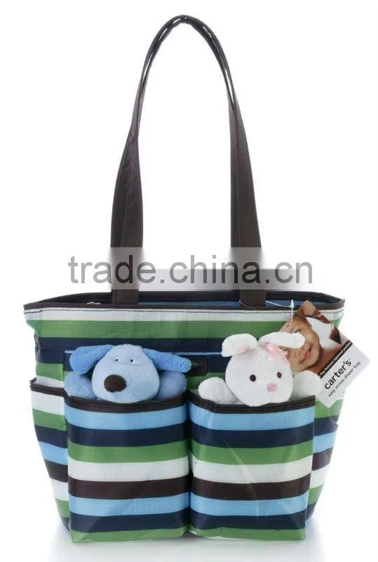 Muti-function best baby diaper bag, quilted baby diaper bags