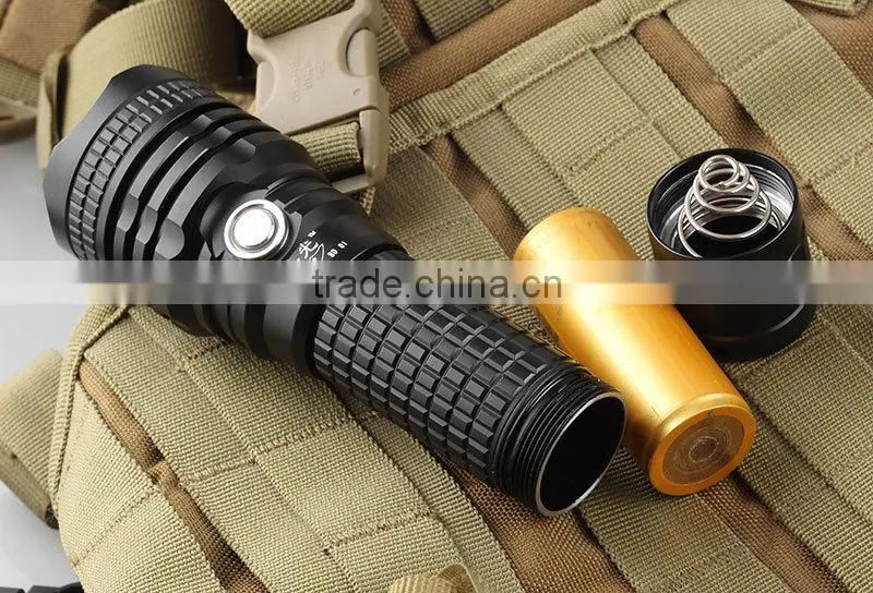 Dipper BD01 18650 26650 flashlight usb flashlight Shockproof Tactical Flashlight