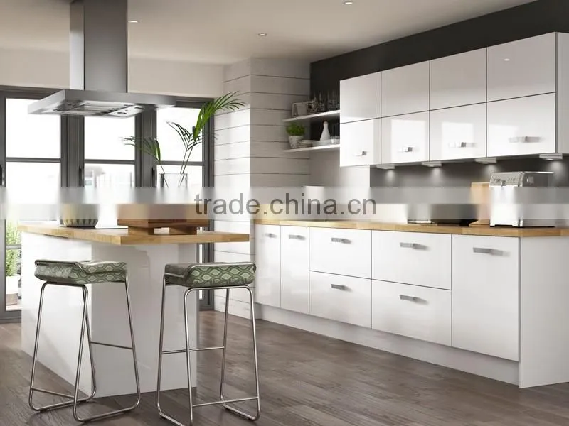 Modern style melamine kitchen cabinet with high quality