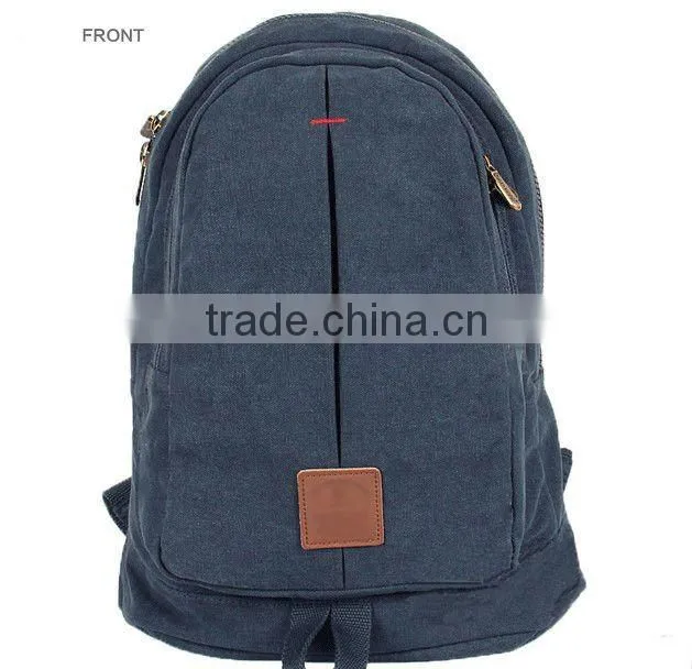 canvas leisure laptop backpack