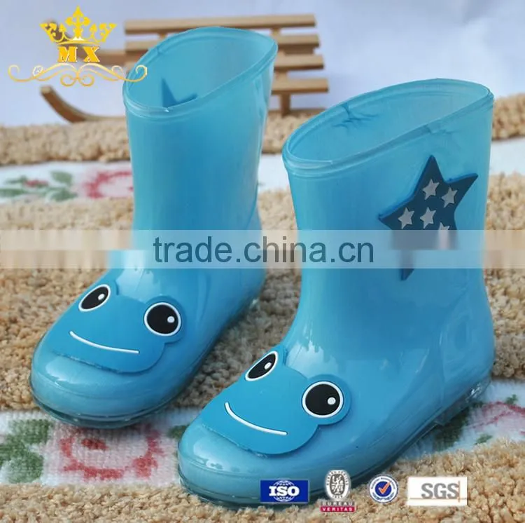 colorful jelly woman pvc rain boots with good quality