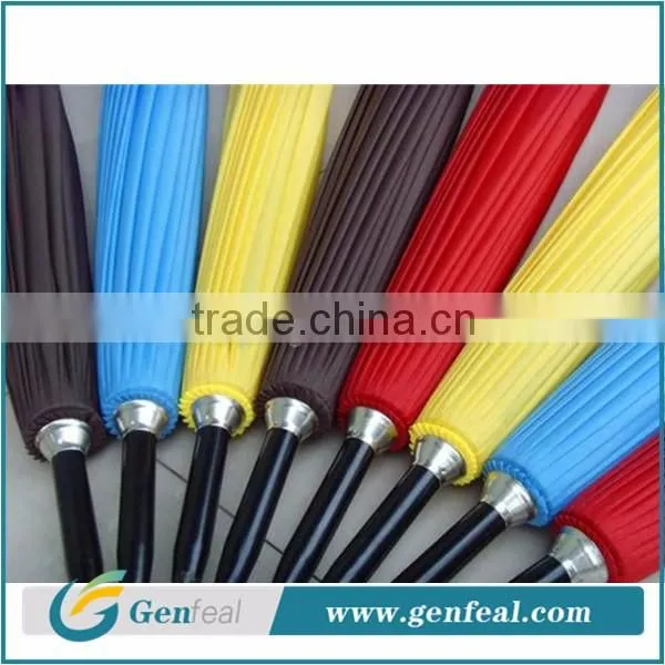 24k ribs standard size outdoor promotional straight umbrellas for rain