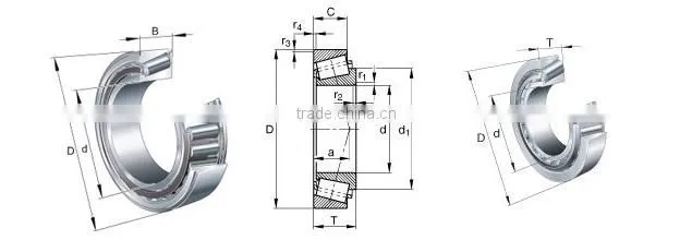 30204 single row taper roller bearing 47X20X14MM metric taper roller bearing