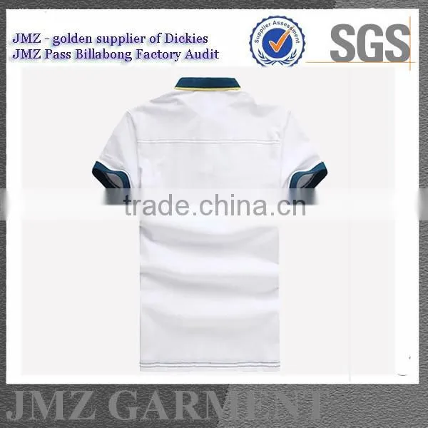 Wholesale men polo t Shirt, contrast colour men printing polo t shirt