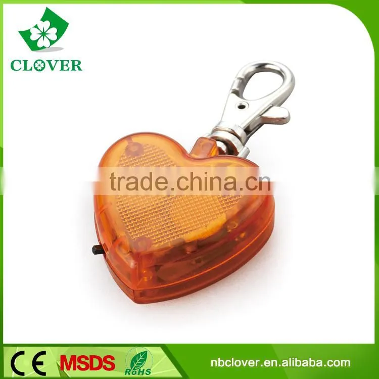 Promotion gift plastic 1 led mini led flashlight keychain wholesale