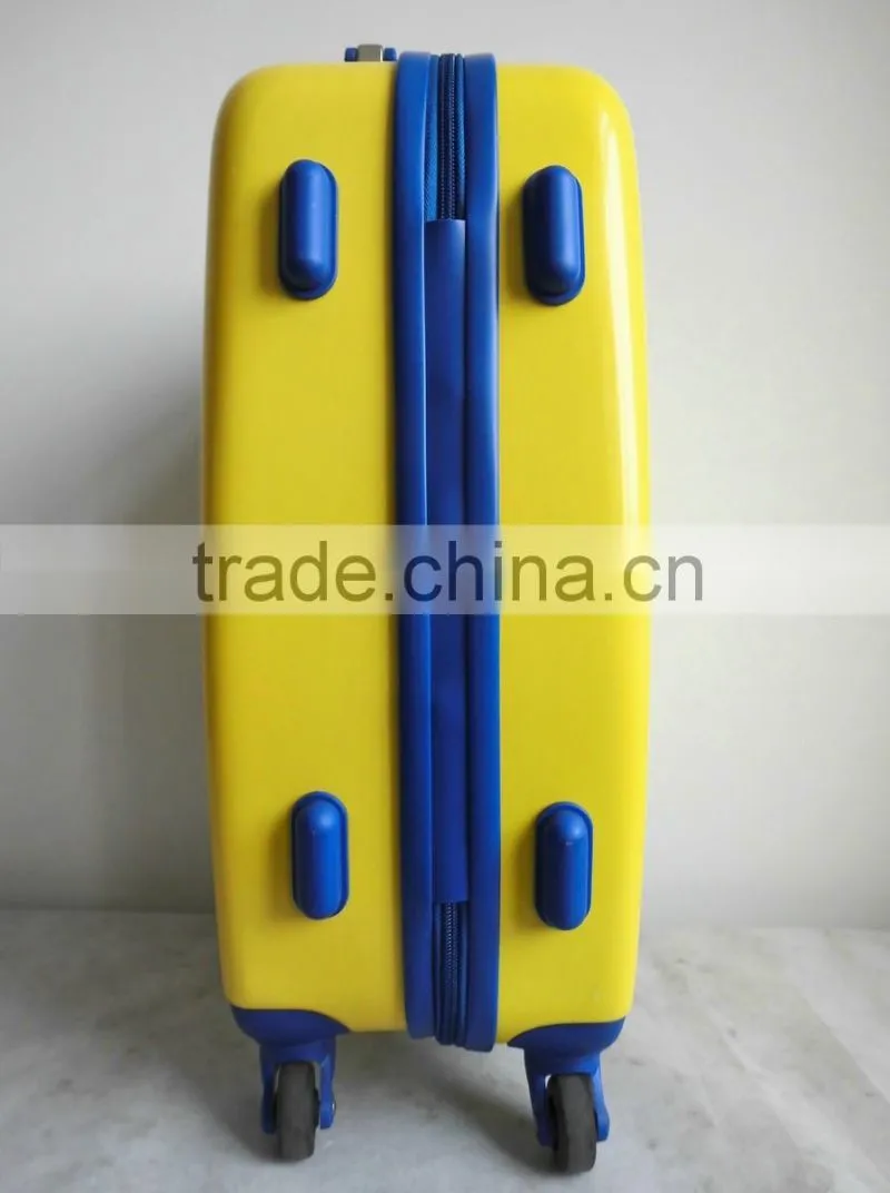 Cute 20" ABS+PC Bright trolley luggage set