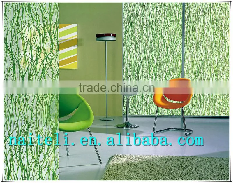 Recycled Acrylic Sheet with bamboo office partition glass wall