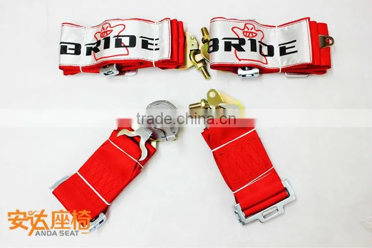 Bride safety seat belt Quick Release 4 points