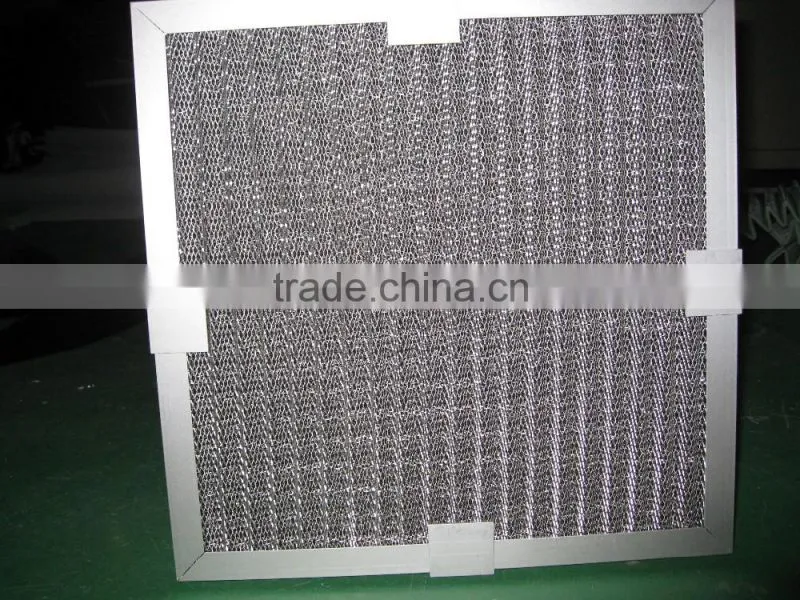 Pleat panel washable aluminum air filter, Mesh Metal air filter
