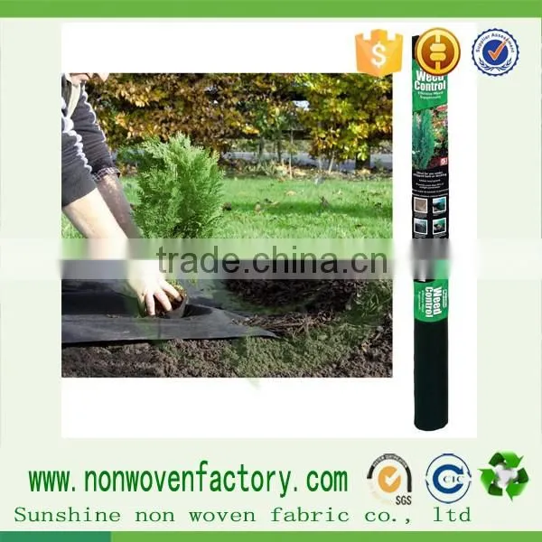Agriculture non woven fabric black 70gsm weed control fabric