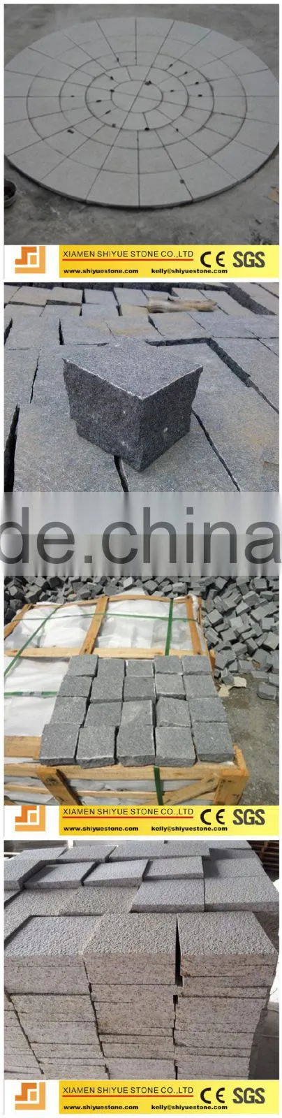 Natural granite paving stone