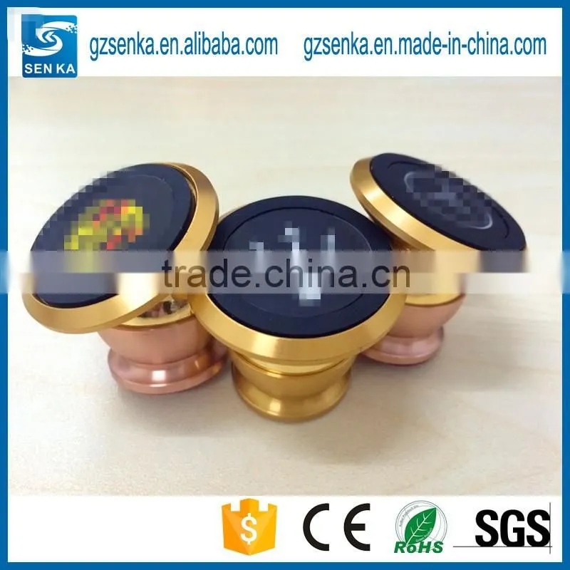 new premium aluminium alloy magnetic phone car holder 360