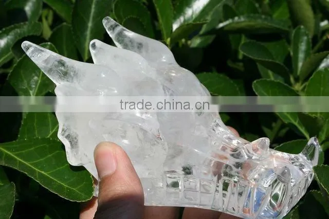 WONDERFUL Quartz Rock Crystal CARVED Dragon