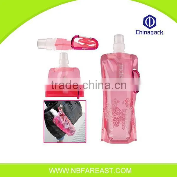 High quality oem cheap new design colorful foldable water bottle