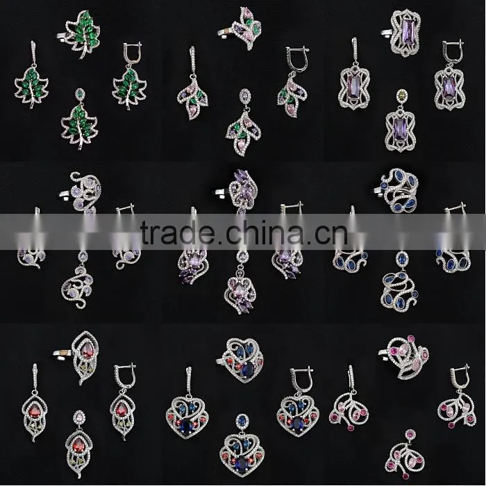 925 Silver Jewelry Set Wholesale Party Supplies Custom Jewelry TZ-0225