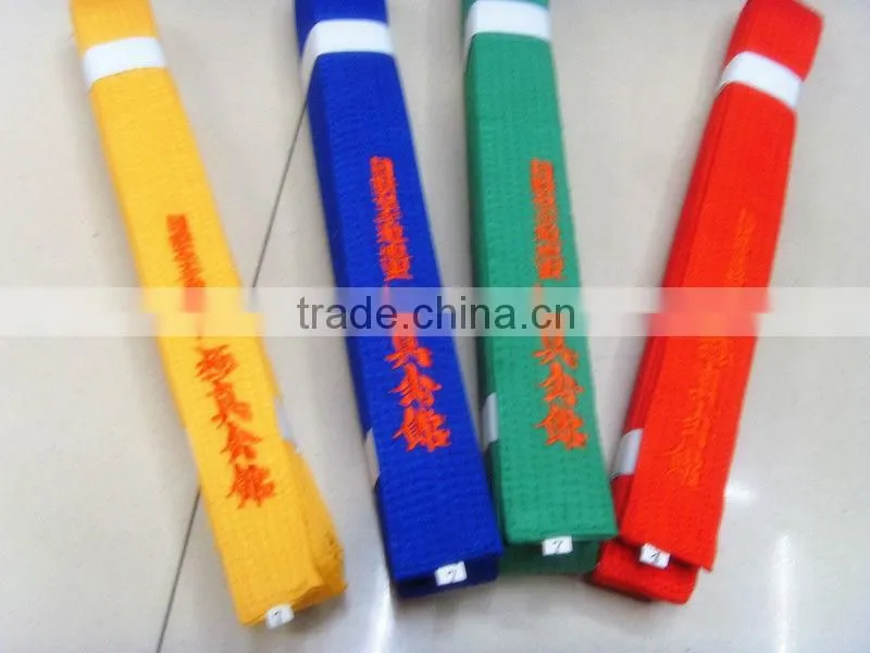 2016 new products wholesale karate belt, karate black belts