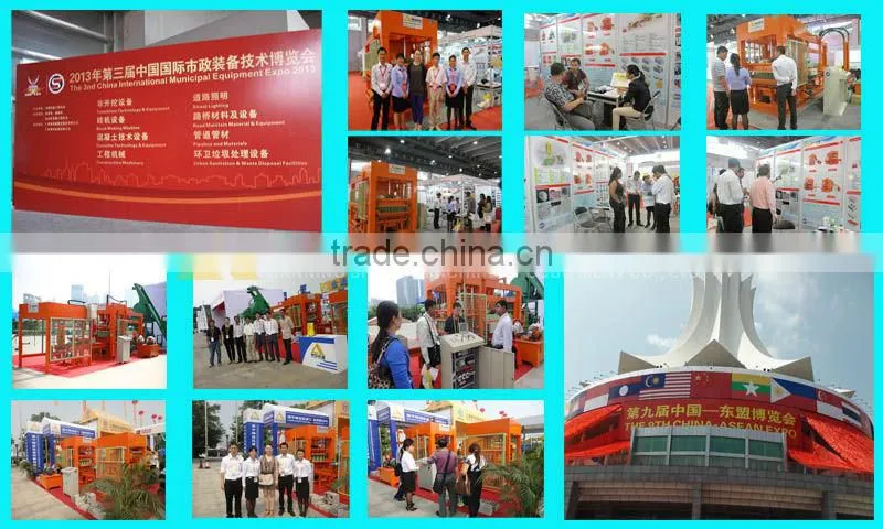 QTJ4-18 hot products automatic concrete brick block making machine in kenya