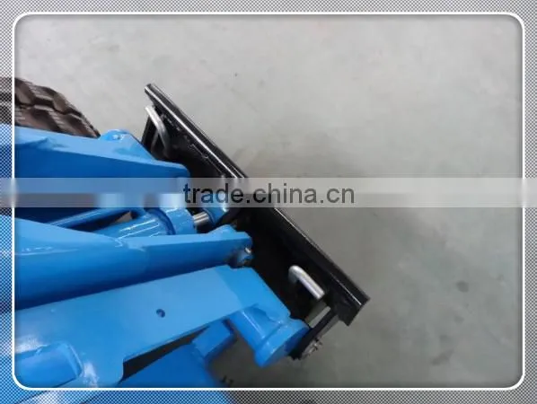 concrete mixer loader MS500 mini skid steer loader small garden loader