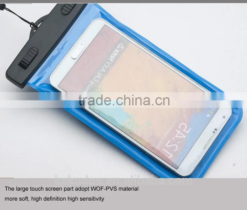 Factory Hot Sell Swim Diving PVC Phone ipx8 Waterproof Case