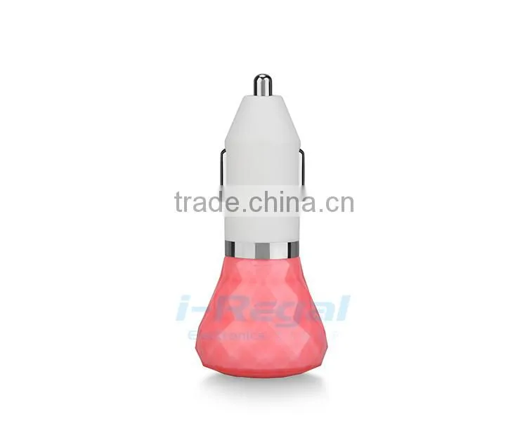 New arrival universal car cell phone chargers dual usb car charger