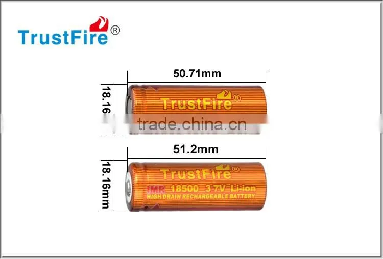 High quality IMR18500 3.7v 1100mah li-ion battery