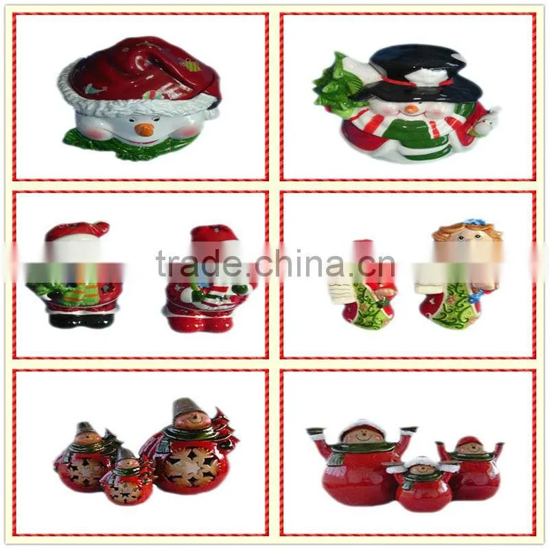 High quality hot-selling ceramic snowman figurine