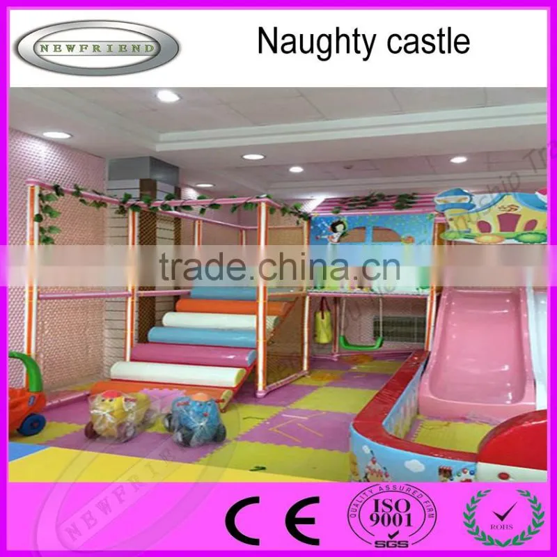 hot selling New design jungle series children indoor playground naughty castle