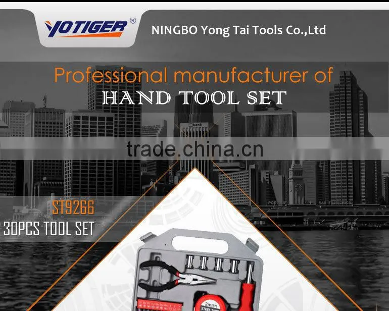 30pcs Hand tools names combine hand tools set, hardware tool