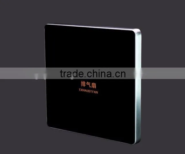 Crystal Glass panel switch smart home Wall switch Touch Switch
