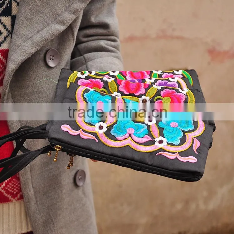 New Chinese Style Bag Coin Purse Vintage Embroidered Bag Traditional Embroidery Wallet