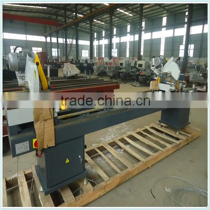 High quality plastic window profile cutting equipment with two head