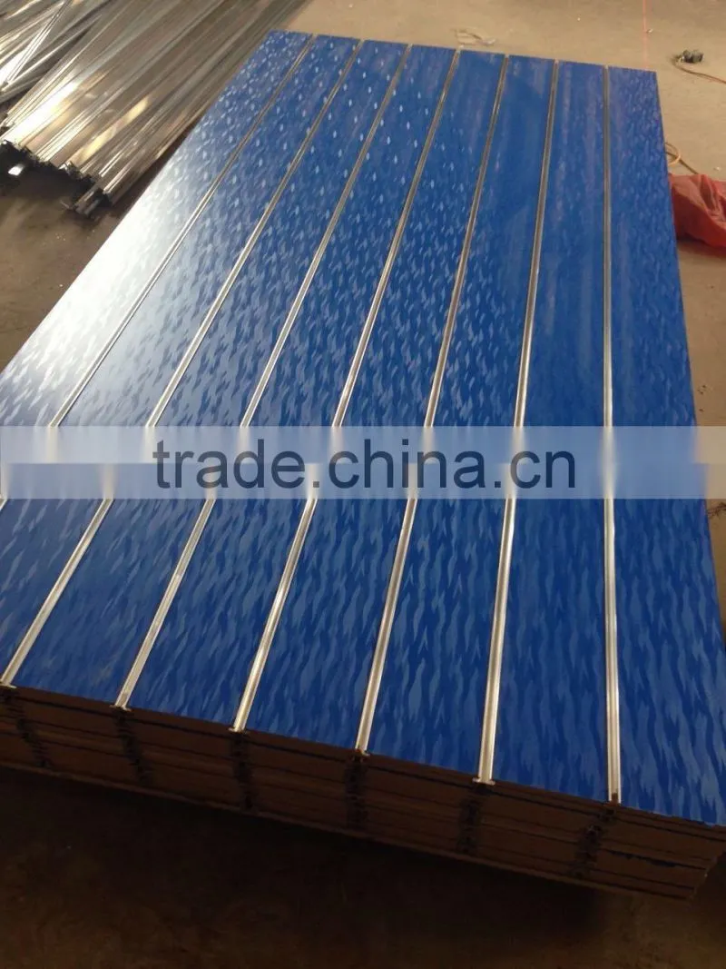 17mm Melamine MDF Slatwall with 11 pcs groove