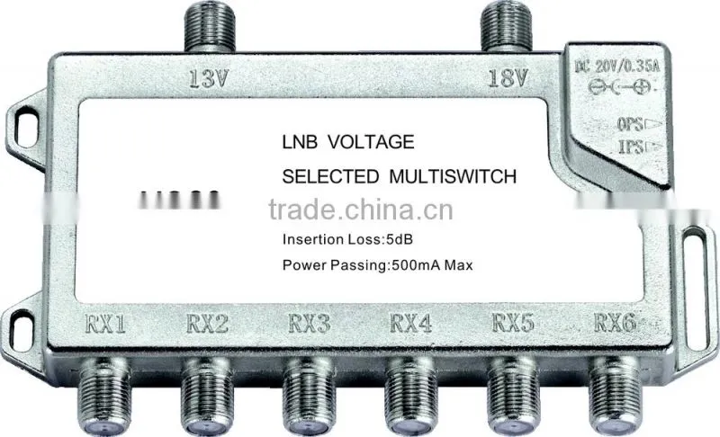 Hot sale 2 in 6 Multiswitch with Zinc alloy crust