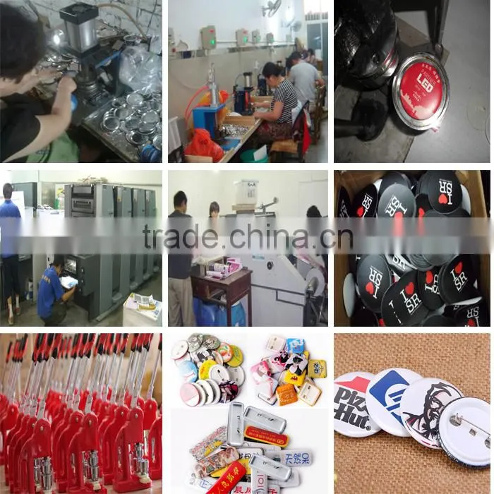 Promotion Button Badge with cmyk Printing crafts