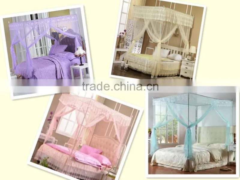china manufacturer colorful polyester king size bed mosquito net