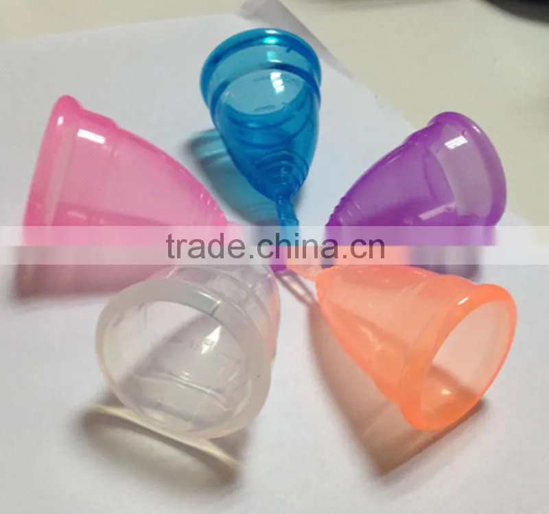 12 Hours Menstruation Protection silicone cup Menstrual Period Cup