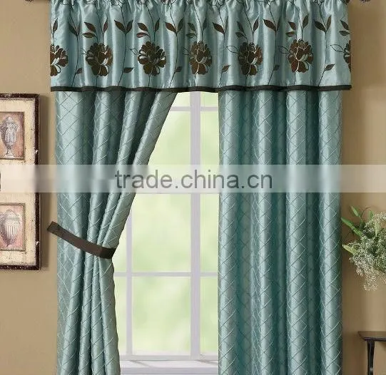 Flocking Curtain With Lining