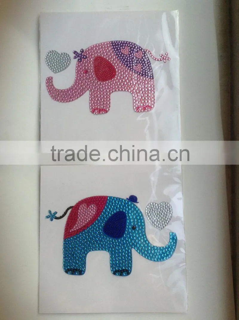 Cake shape jewelry acrylic sticker mobile phone sticker