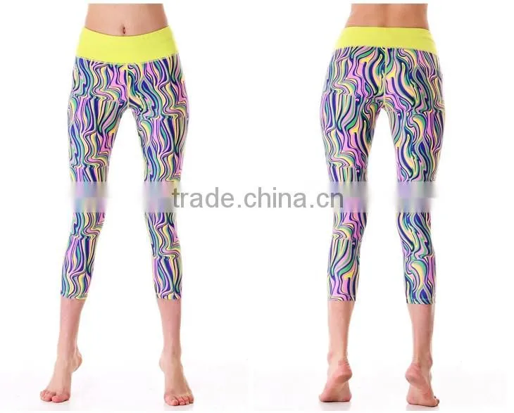 custom Sublimation Printed Yoga Leggings wholesale