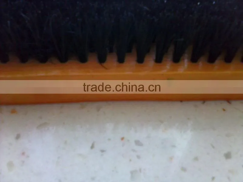 wholesale reeded wooden shoes brush in good quality