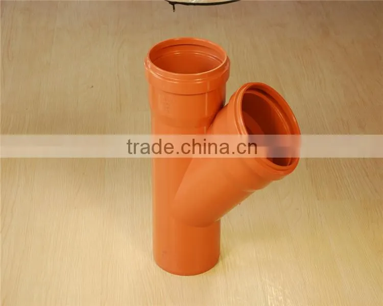 fitting mould PVC belling skew tee fitting mould 1 cavity