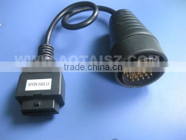 2014 Hot sell OBD2 Female to MAN-37Pin Cable