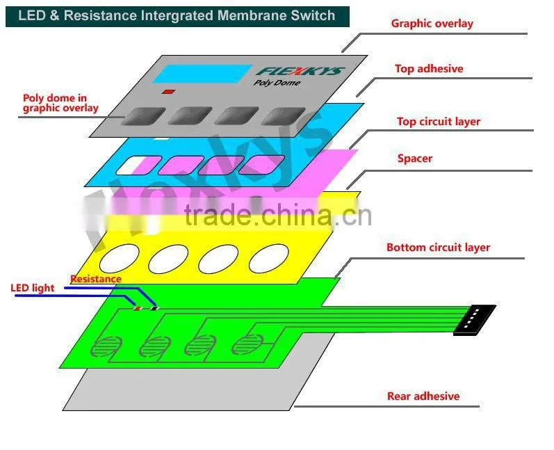 China membrane switch