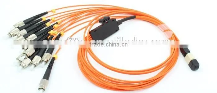 Breakout MPO-FC fiber optic patch cord