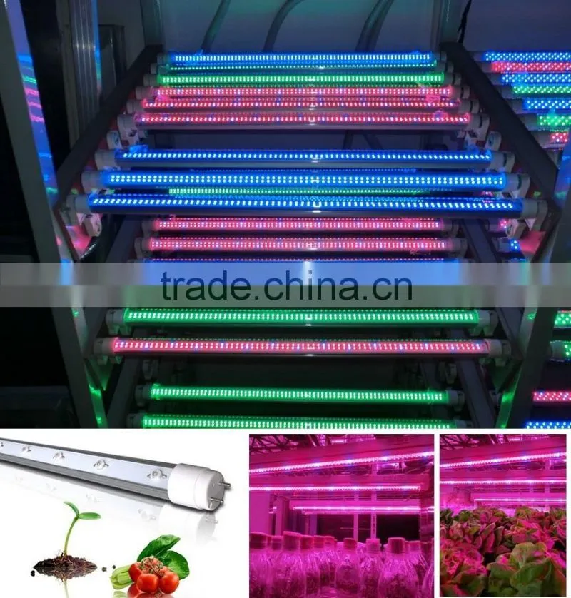 grow strip light 90cn-120cmm red630nm blue 430nm 660nm 46nm wavelength plant lights led