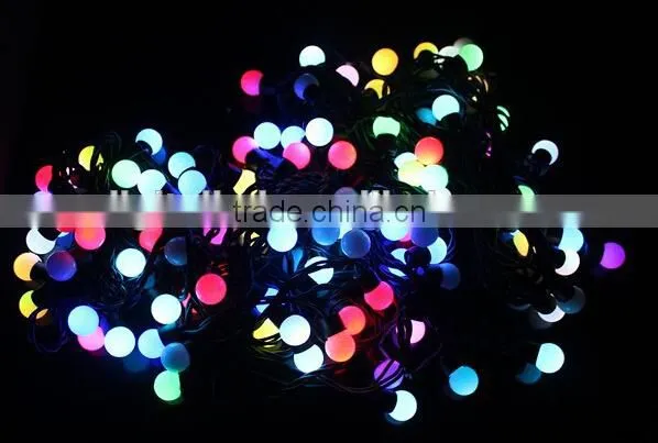 SJ-18-50/ SJ-38-20 auto color change rgb led ball string