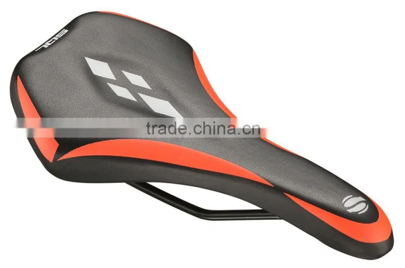 Popular PVC bicycle saddle, bike seat post for road bike mountain bicycle