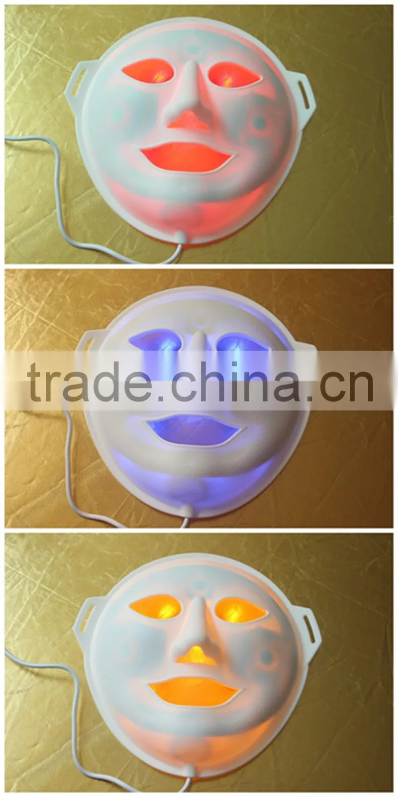 led lights face massage machines