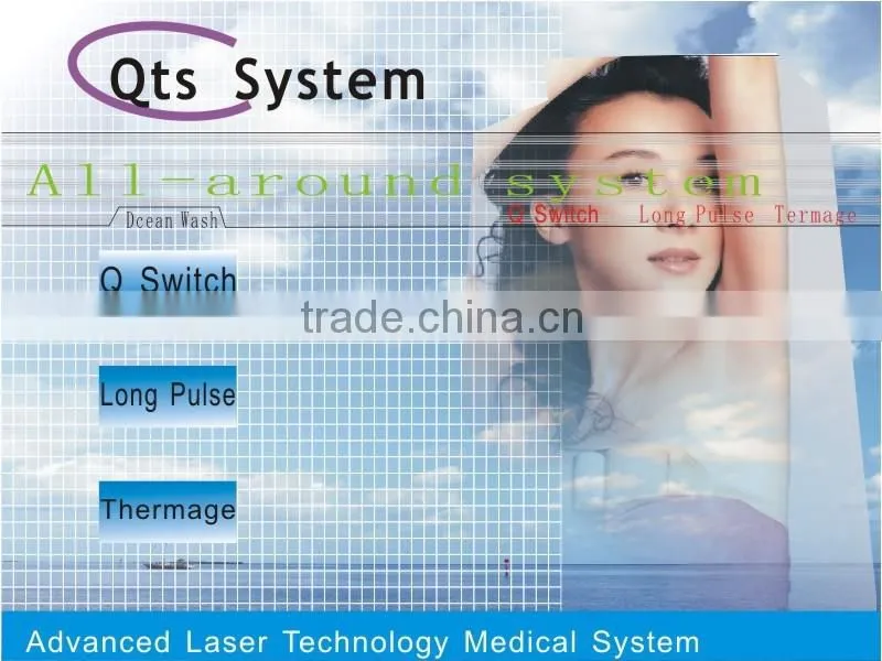 newest on Chinese market for hair removal and tattoo removal together in one laser machine &for facial tightening