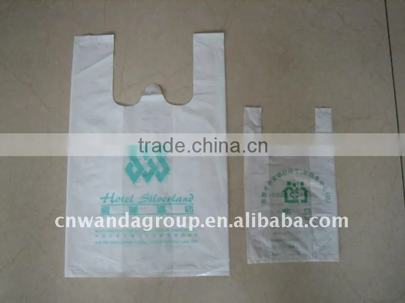 vest bag, shopping vest bag, plastic bag